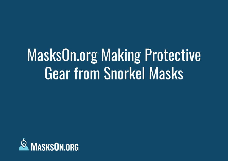 MasksOn.org Making Protective Gear from Snorkel Masks img